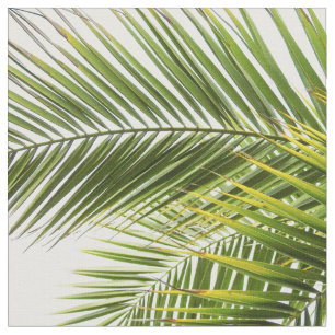 Tissu feuille de palmier tropical moderne
