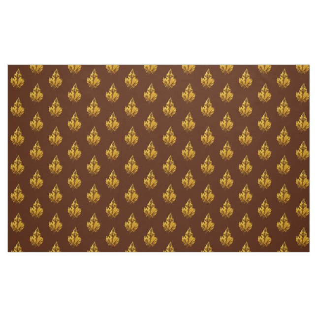 Tissu Feuille d'érable d'or (Fat Quarter)