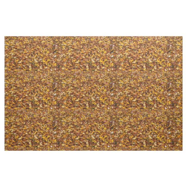 Tissu Feuilles d'automne Abstraites (Yard)