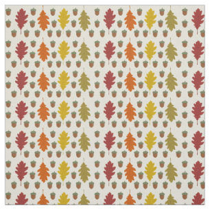 Tissu Feuilles de chêne et Acorns automne modèle automne
