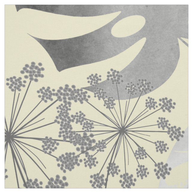 Tissu Feuilles de palmier . (Échantillon)