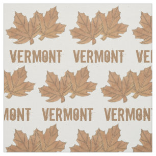 Tissu Feuilles d'érable du Vermont Feuille Sucre Candy V