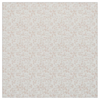Tissu Feuilles doux beige avec style minimaliste