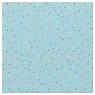 Tissu Feuilles en chute - Bleu