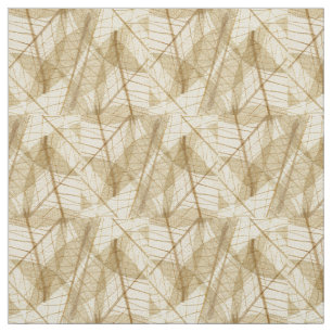 Tissu Feuilles en dentelle beige crème pâle