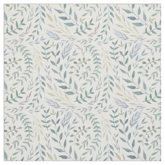 Tissu Feuilles et feuillage rustique