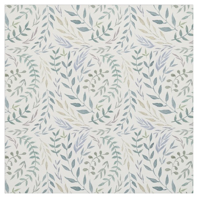 Tissu Feuilles et feuillage rustique (Échantillon)