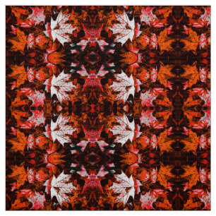 Tissu Feuilles rouges de l'automne