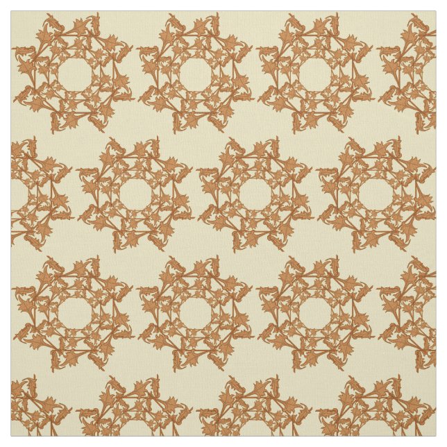 Tissu - Feuilles tissés (Échantillon)