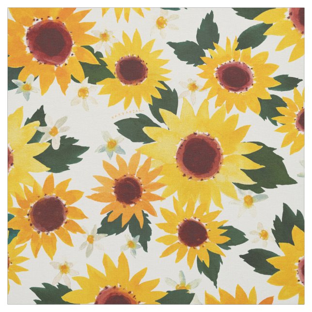 Tissu FIER AF Bold Happy Sunflower (Échantillon)
