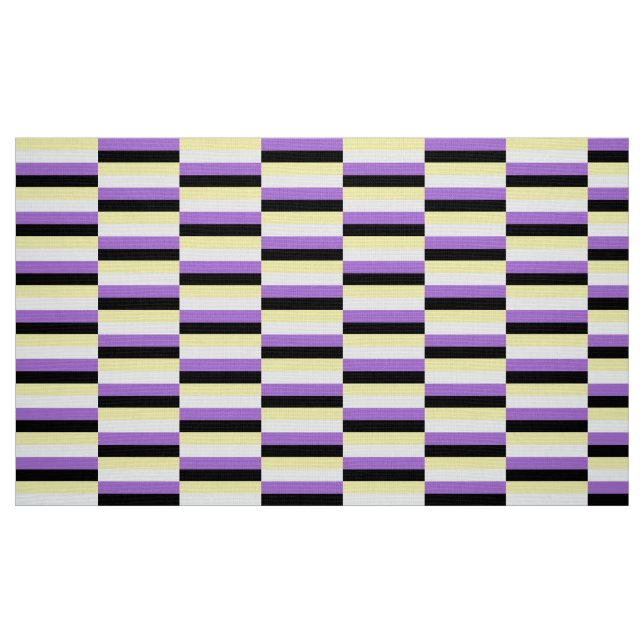 Tissu Fierté non binaire (Fat Quarter)