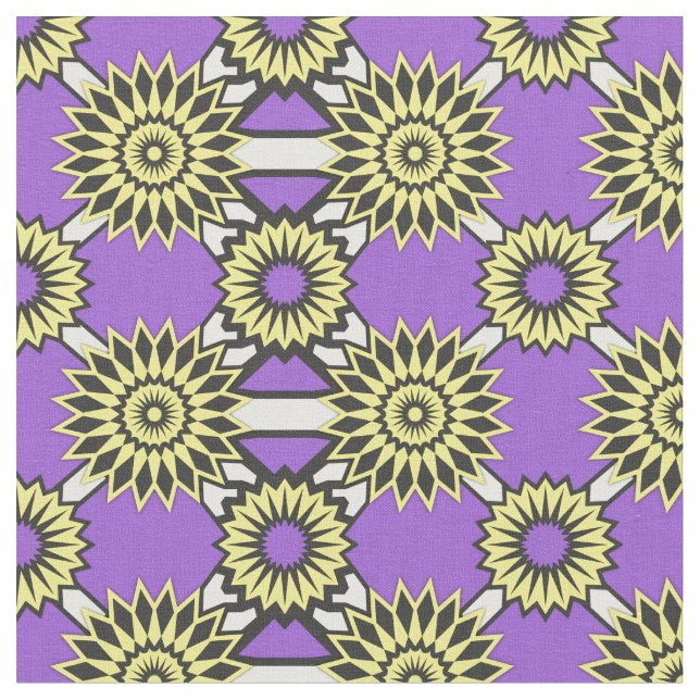 Tissu Fierté non binaire sans couture motif de fleurs vi (Fermer)