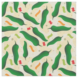Tissu Fiesta Fun Green Chili Motif