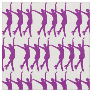 Tissu Figure de la structure de patinage de glace Synchr