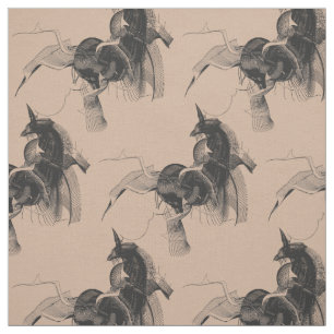 Tissu Figure Unicorne numérique - Couleur arrière - plan
