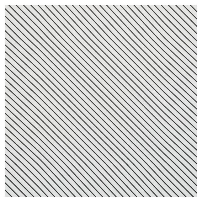 Tissu Filets diagonaux - blanc et noir (Échantillon)