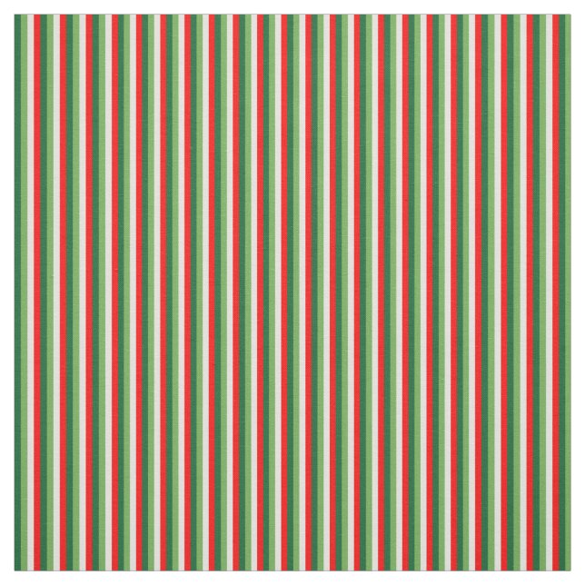 Tissu Filets Vertes, Étoiles Blanches Et Rouges (Échantillon)