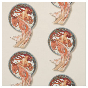 Tissu Fille de danse de Nouveau de rétro art vintage