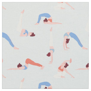 Tissu Fille de yoga