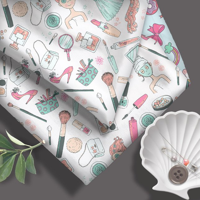 Tissu Fille maquillage beauté mode ID379 (Créateur téléchargé)
