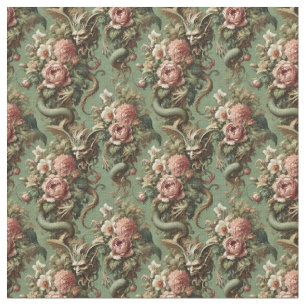 Tissu Finerie Drac - Carrelage Gothique Dense