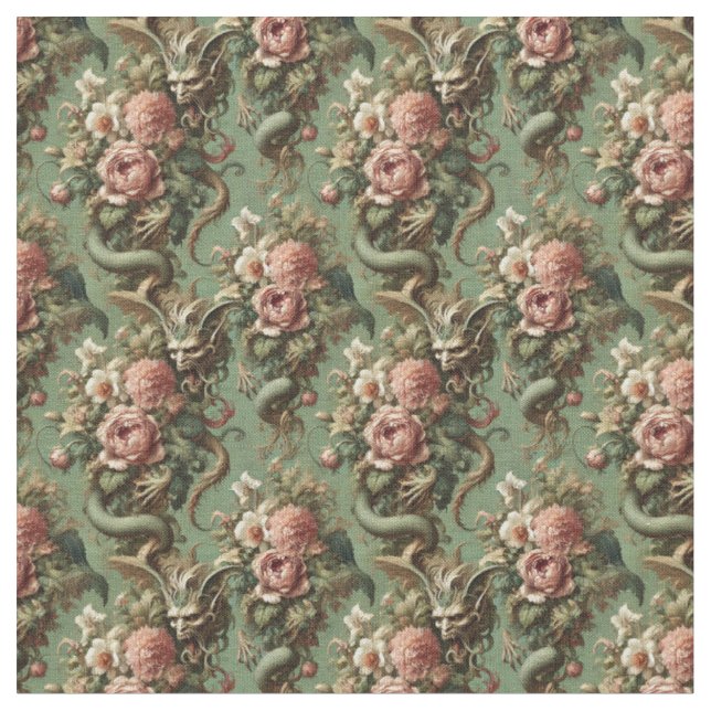 Tissu Finerie Drac - Carrelage Gothique Dense (Fermer)