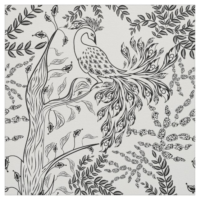 Tissu Firebird, oiseau (Échantillon)