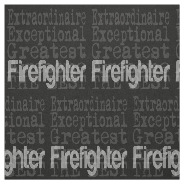 Tissu Firefighter Extraordinaire (Échantillon)