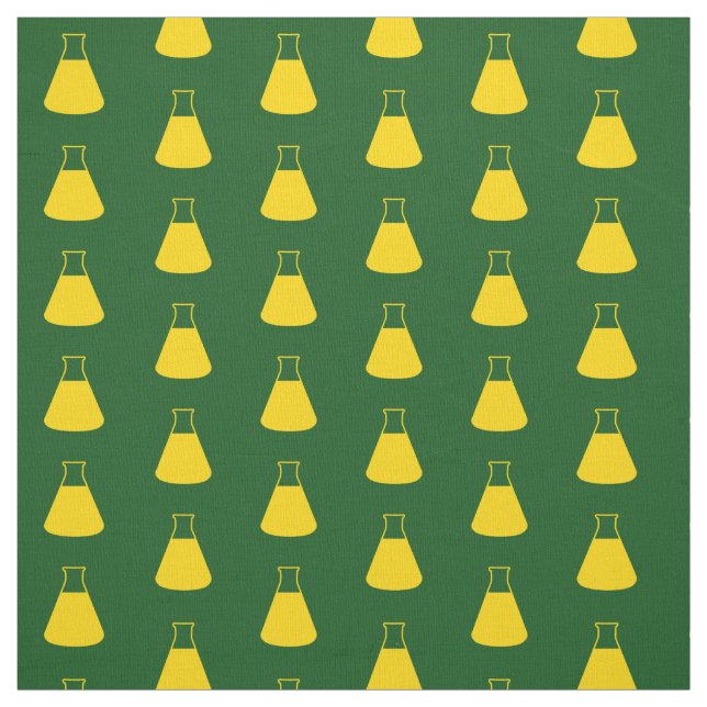 Tissu Flacon Erlenmeyer jaune (Échantillon)