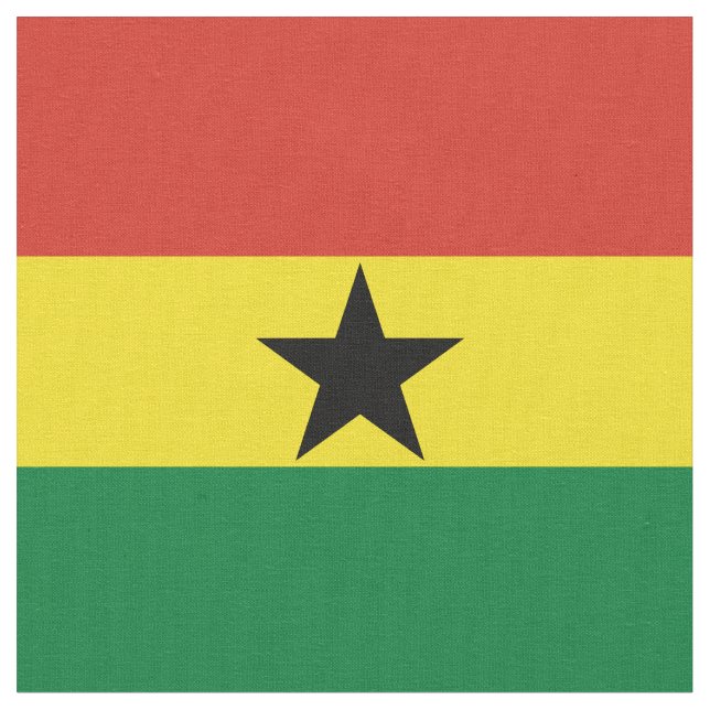 Tissu Flag du Ghana (Fermer)