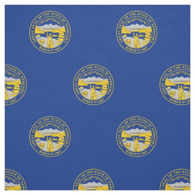 Tissu Flag du Nebraska (Échantillon)