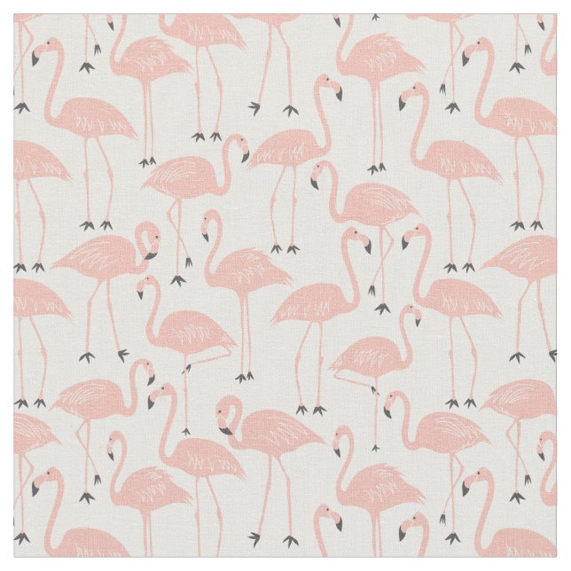 Tissu Flamant Dessiné à la Main | Couture et Patchwork T (Fermer)