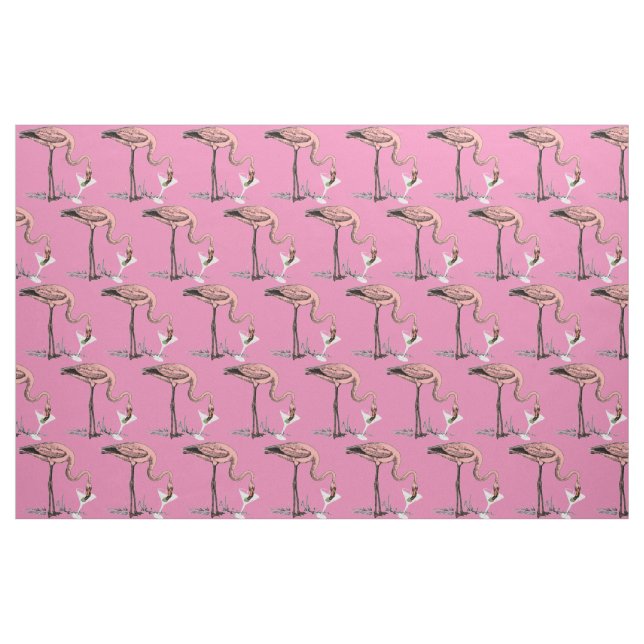 Tissu Flamant rose Boire Martini Thunder_Cove (Fat Quarter)