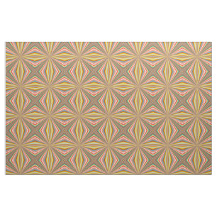 Tissu Flambée Colorée De Rayures Rétro