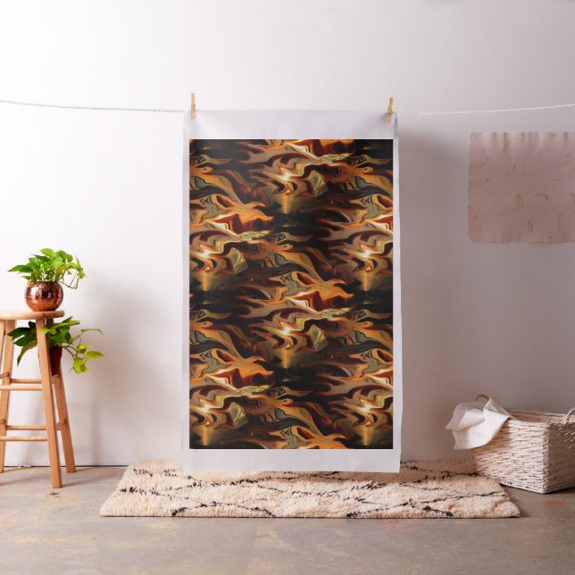 Tissu Flames dansantes..... (In Situ)