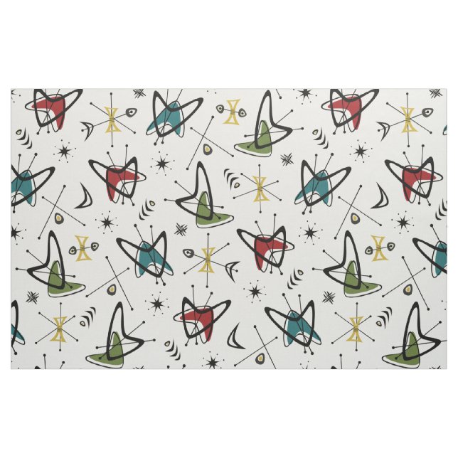 Tissu Flashback atomique Boomerang ©studioxine (Fat Quarter)