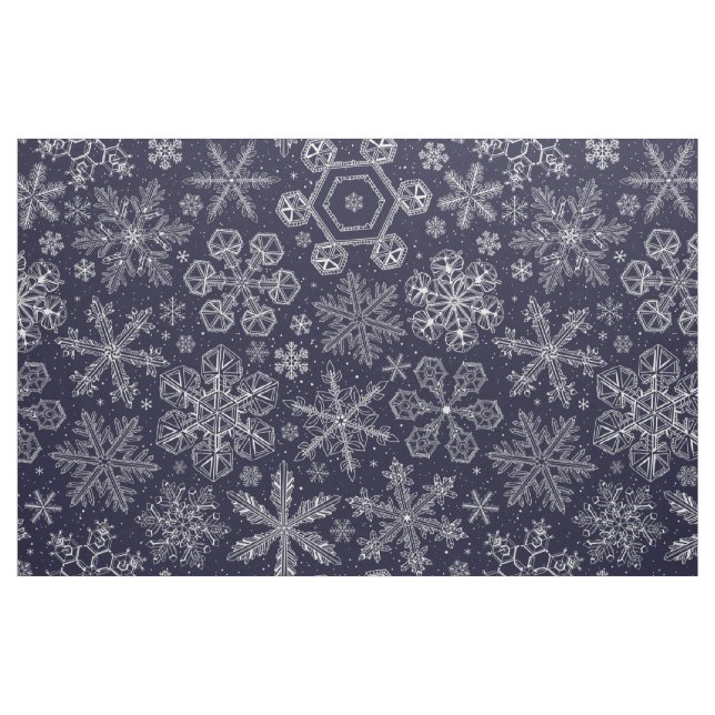 Tissu Flèches blanches sur bleu (Fat Quarter)
