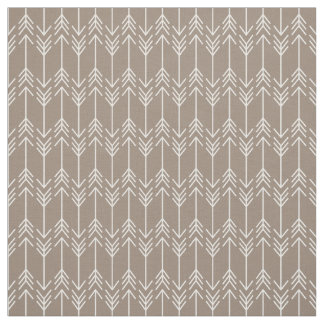 Tissu Flèches Brown Mocha