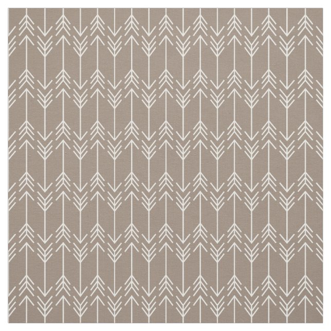 Tissu Flèches Brown Mocha (Échantillon)