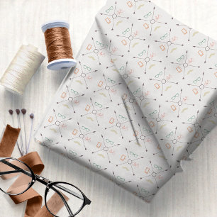 Tissu Flèches Hipster, Moustache #5 ID1073