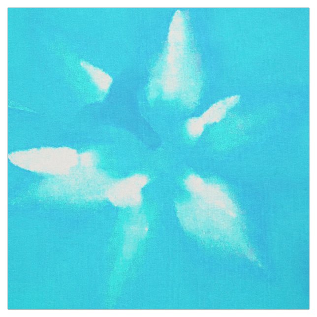 Tissu Fleur bleue (Échantillon)