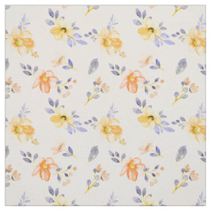 Tissu Fleur d'aquarelle mignonne modèle floral