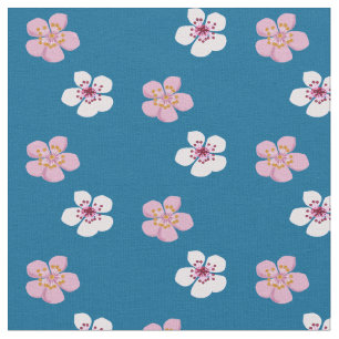 Tissu Fleur de cerisier et de prune