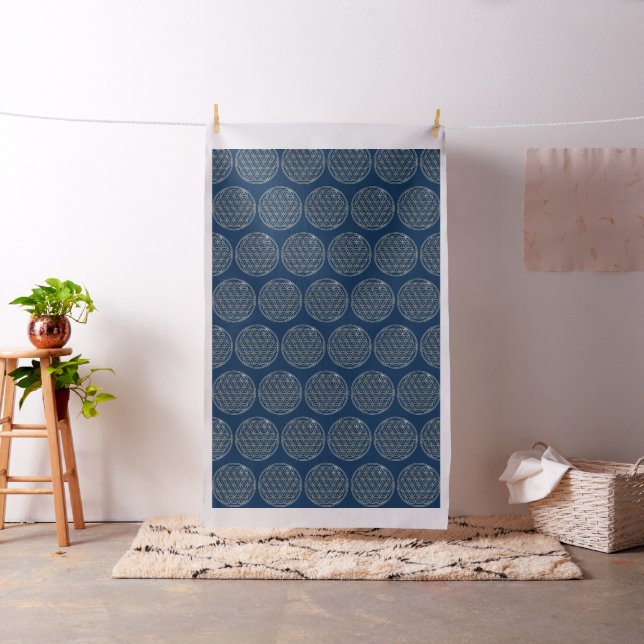 Tissu Fleur de DES Lebens - argent de la vie/Blume (In Situ)