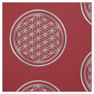 Tissu Fleur de DES Lebens - cristal brillant de la