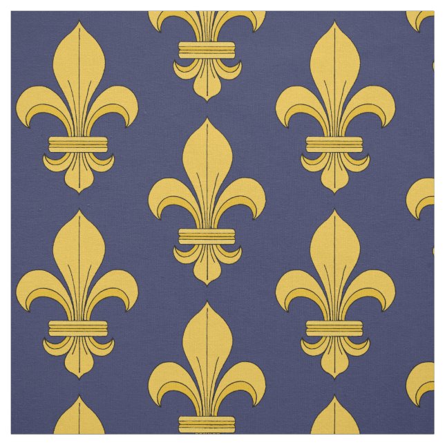 Tissu Fleur-De-lis (Échantillon)