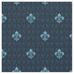 Tissu Fleur De Lis Motif