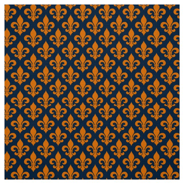 Tissu Fleur De Lis Motif (Échantillon)