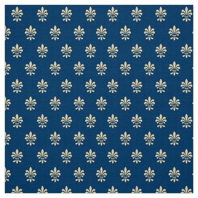 Tissu Fleur De Lis Motif (Échantillon)