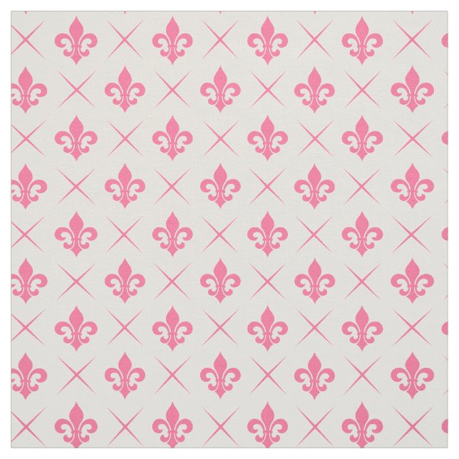 Tissu Fleur De Lis Motif (Échantillon)